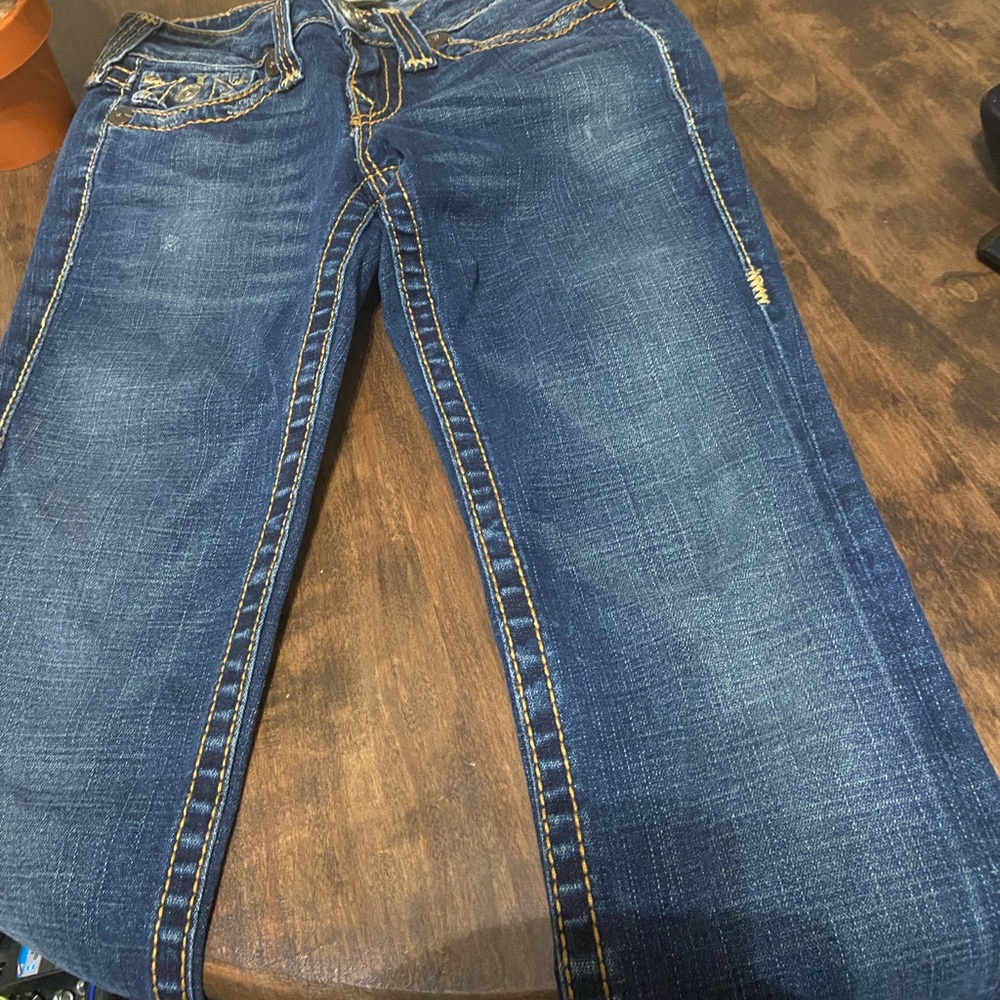 True Religion size 26. Straight leg denim jeans